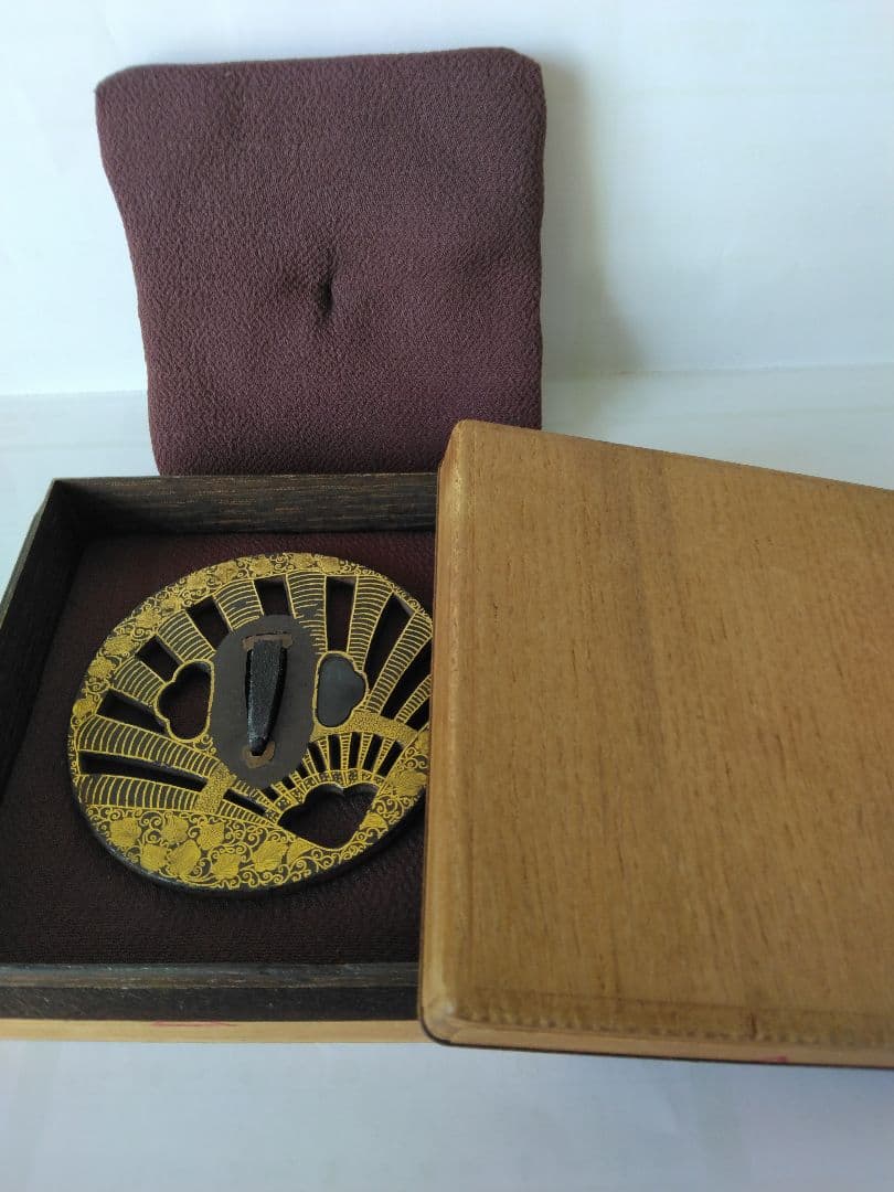 骨董　鍔　阿波正阿弥