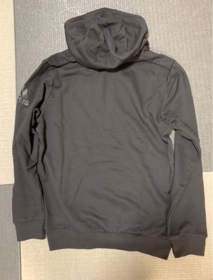 ★新品未使用★アディダス NZオールブラックスフーディ★黒/Lサイズ★