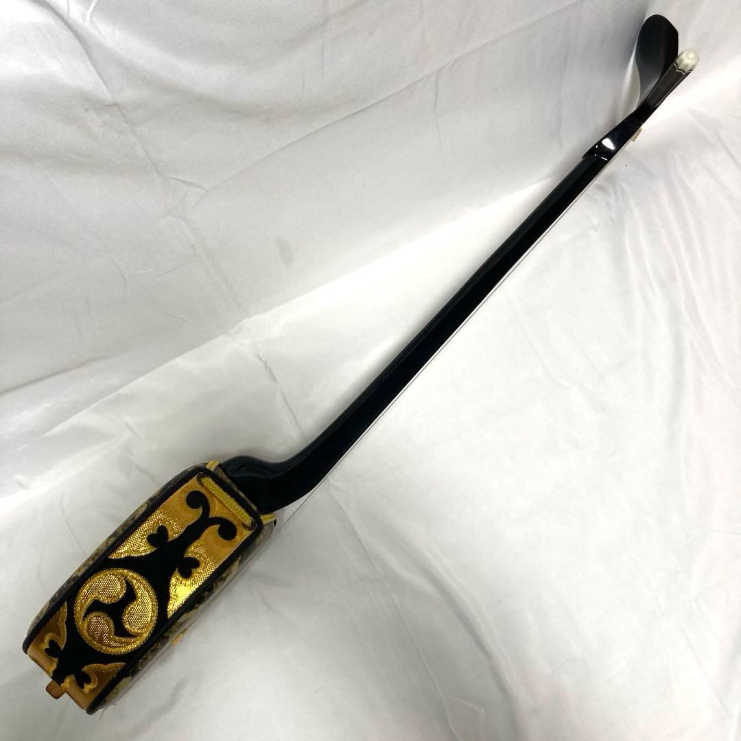 【美品】三線 沖縄 教本 付属品 初心者 人工皮 蛇革 蛇皮 和楽器