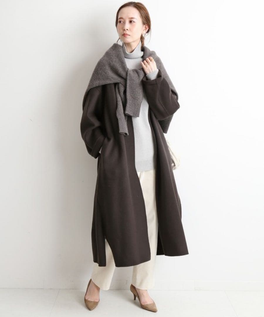 IENA✨MANTECOダブルフェイスコート　マンテコ　ロングコート　36