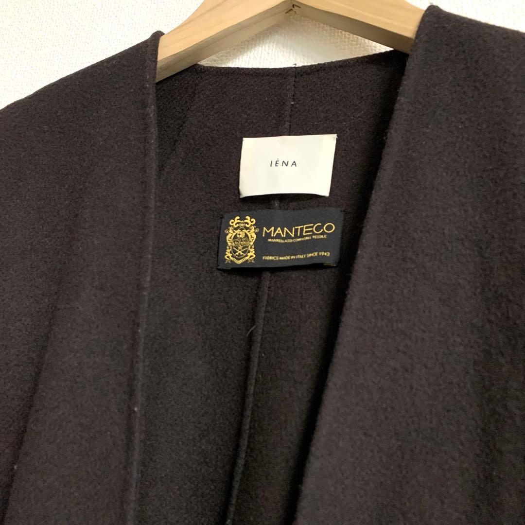 IENA✨MANTECOダブルフェイスコート　マンテコ　ロングコート　36