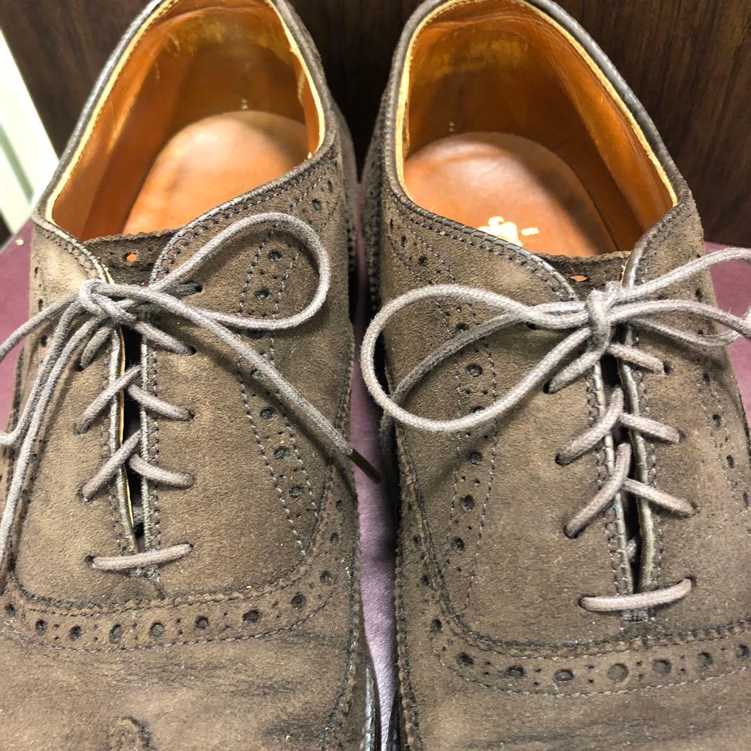 オールデン 904 スエード ウィングチップ 7 1/2 Alden