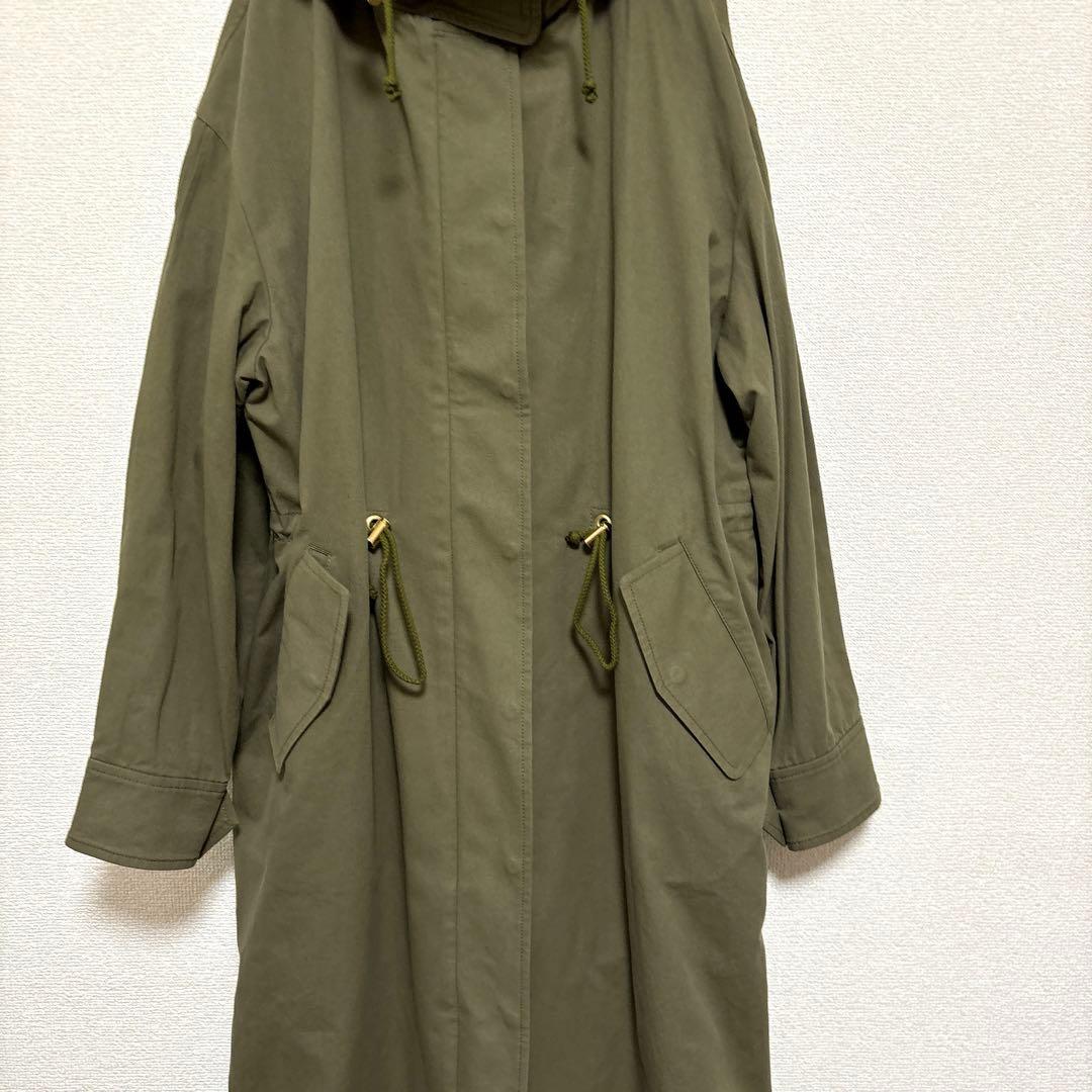 極美品✨ミューベル 【定価5.8万】モッズコート ロング 2WAY カーキ 36