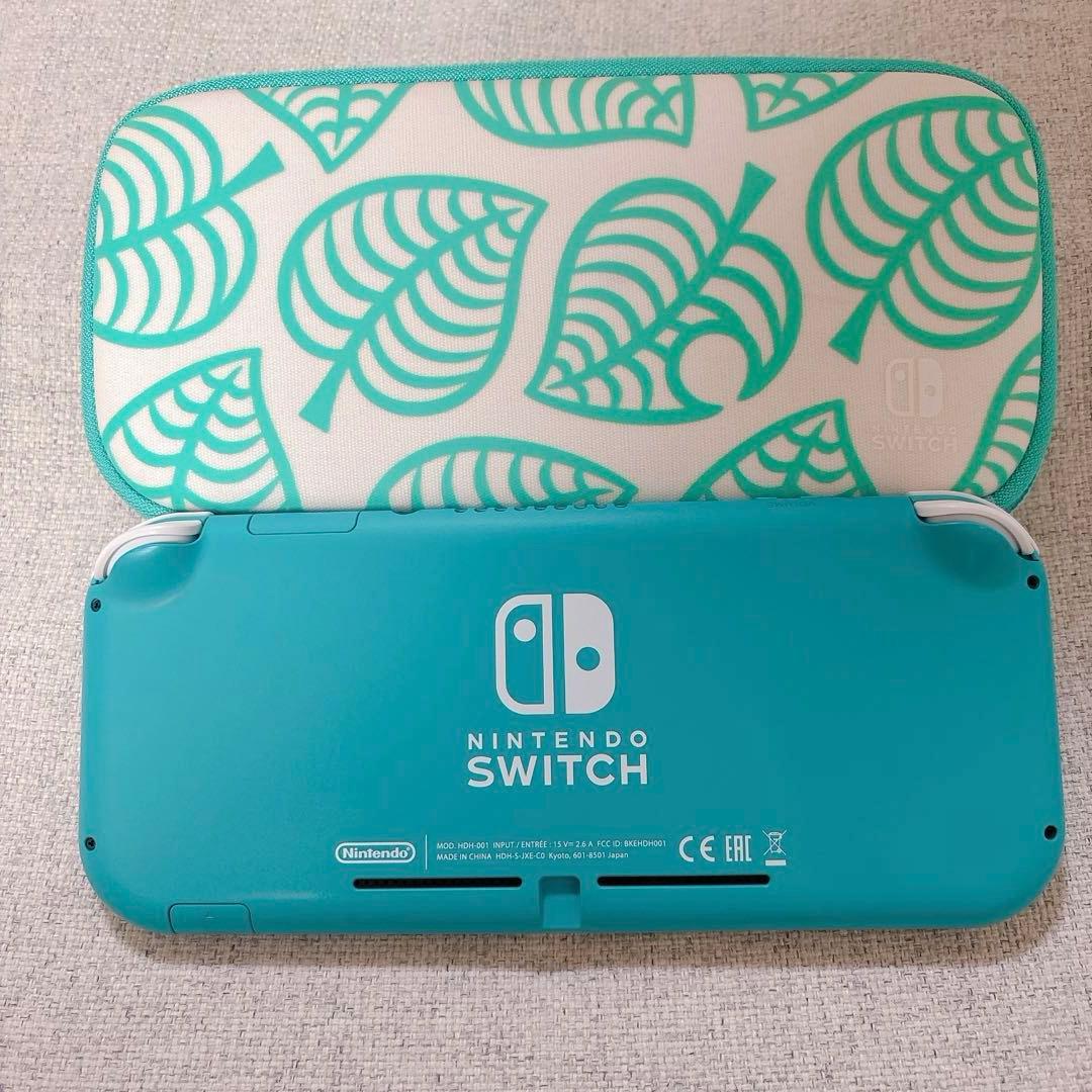 Switch Lite ターコイズ 本体 ケース付き★最終値下中