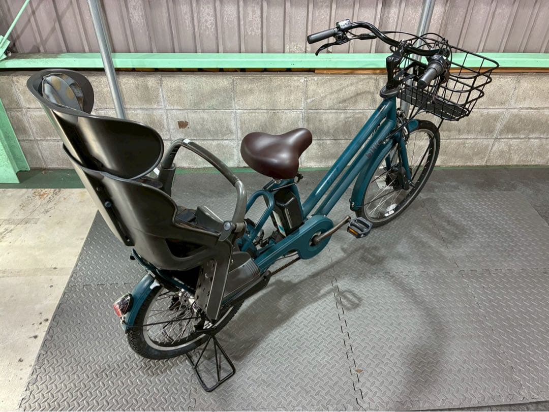 №6539 電動自転車　ブリヂストン　ビッケ　24/20インチ　ディープグリーン
