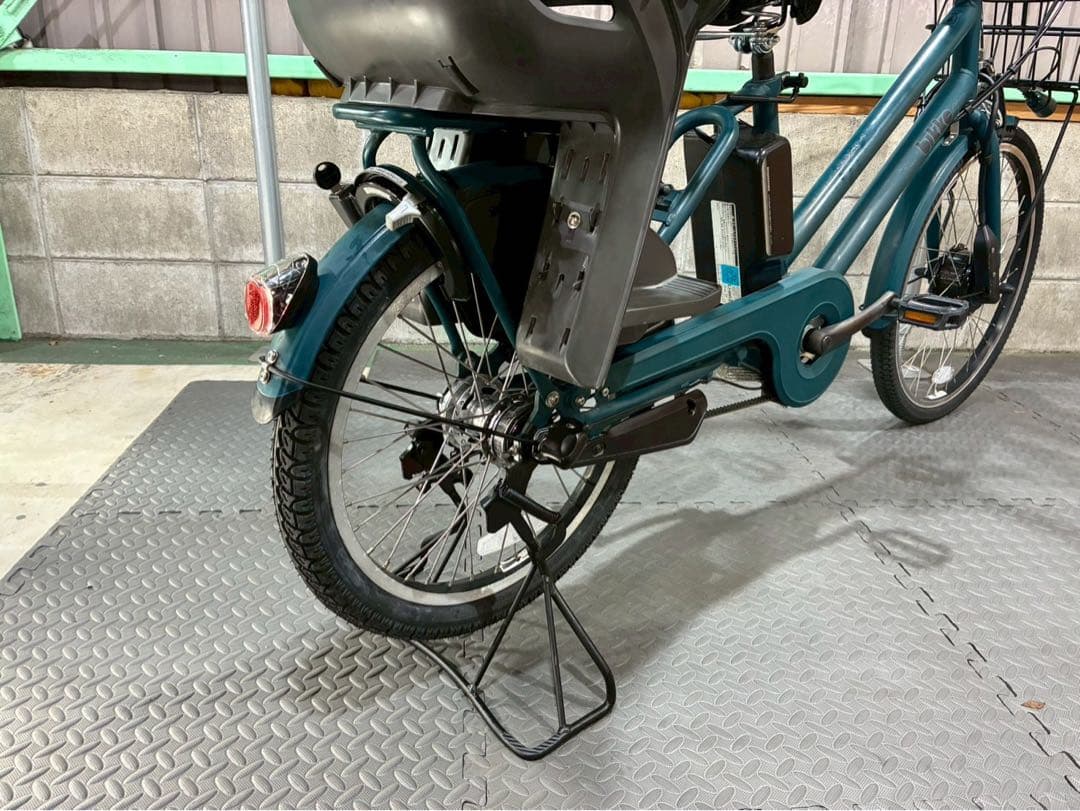 №6539 電動自転車　ブリヂストン　ビッケ　24/20インチ　ディープグリーン