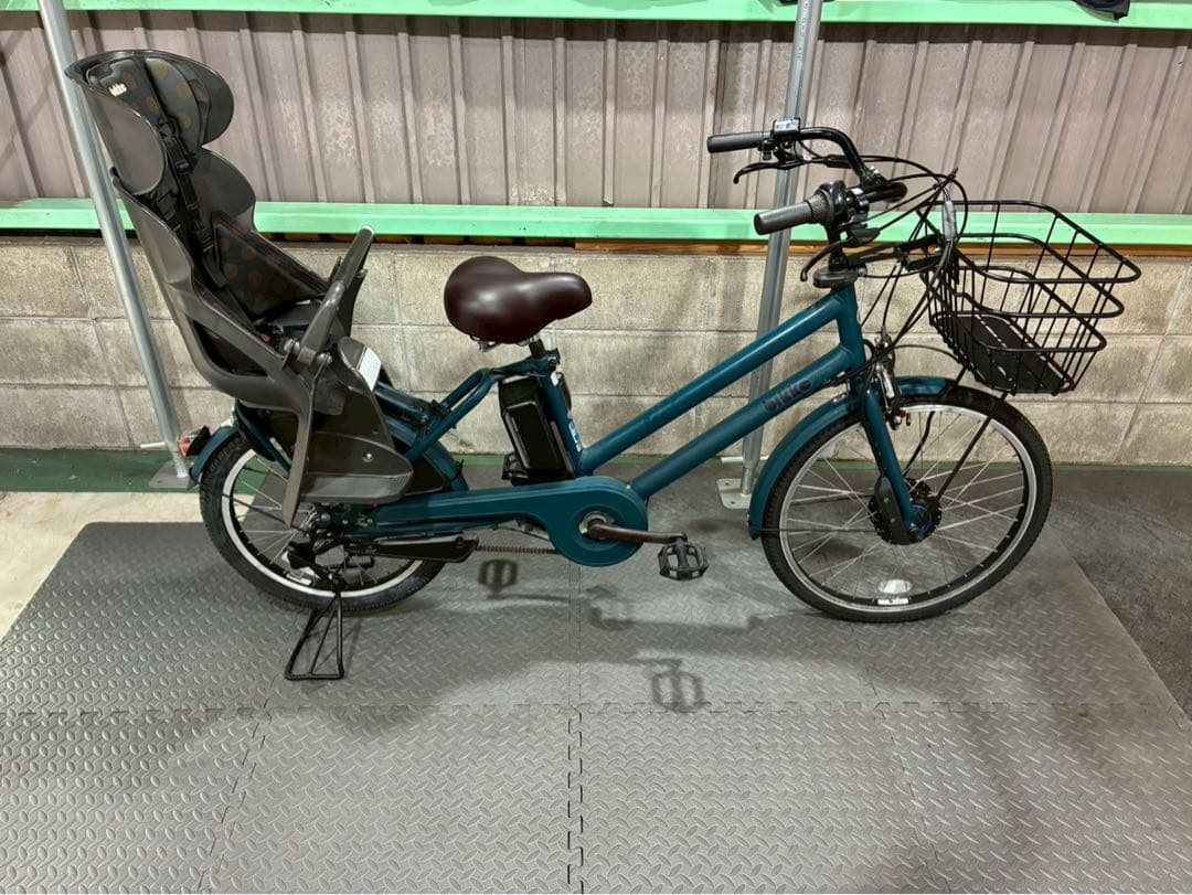 №6539 電動自転車　ブリヂストン　ビッケ　24/20インチ　ディープグリーン