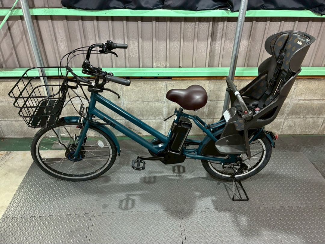 №6539 電動自転車　ブリヂストン　ビッケ　24/20インチ　ディープグリーン