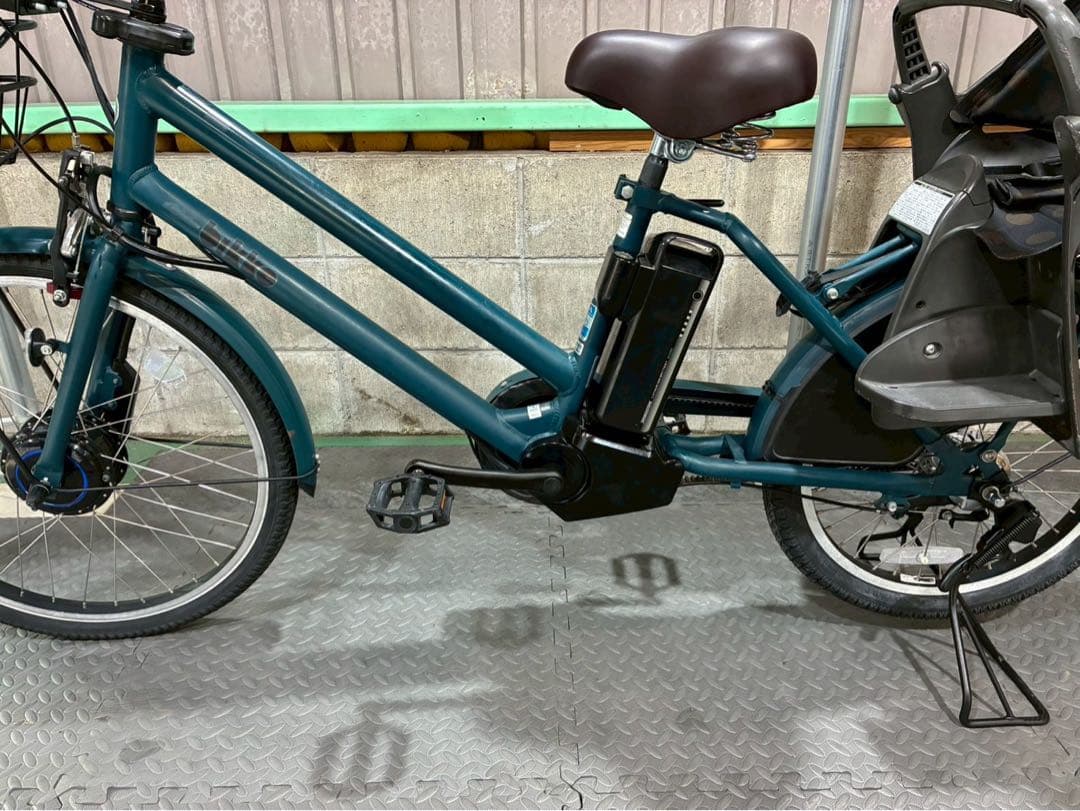 №6539 電動自転車　ブリヂストン　ビッケ　24/20インチ　ディープグリーン