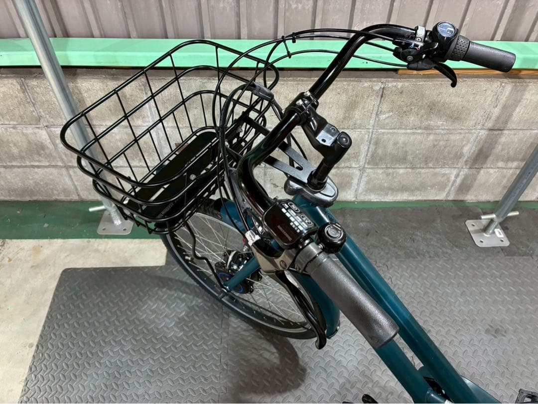 №6539 電動自転車　ブリヂストン　ビッケ　24/20インチ　ディープグリーン