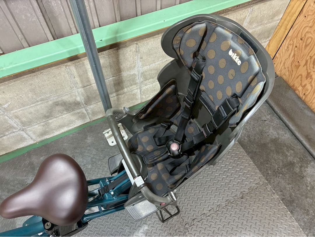 №6539 電動自転車　ブリヂストン　ビッケ　24/20インチ　ディープグリーン