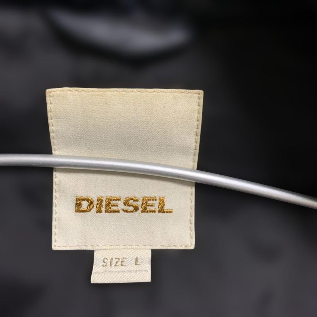 DIESEL ディーゼル ダウンジャケット Lサイズ ダックダウン 黒