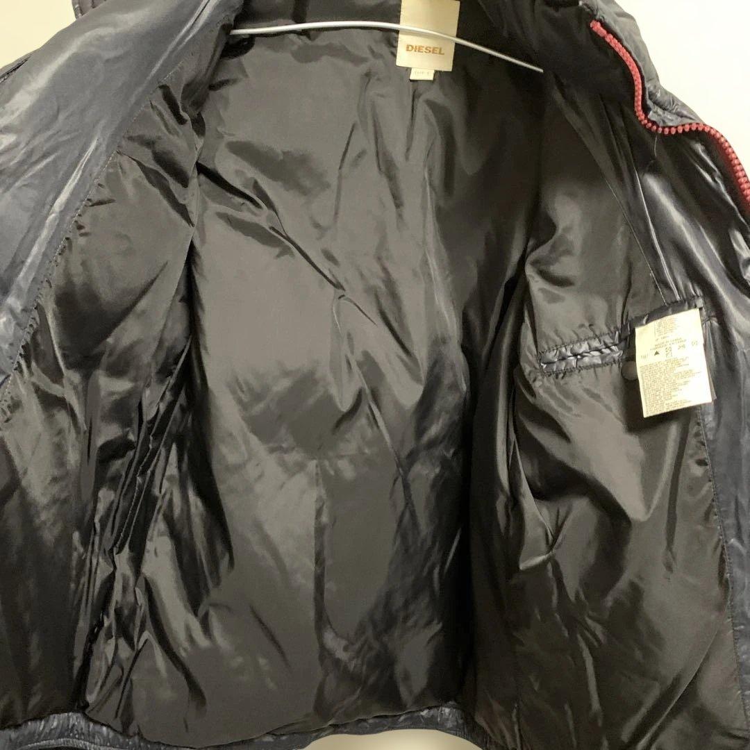 DIESEL ディーゼル ダウンジャケット Lサイズ ダックダウン 黒