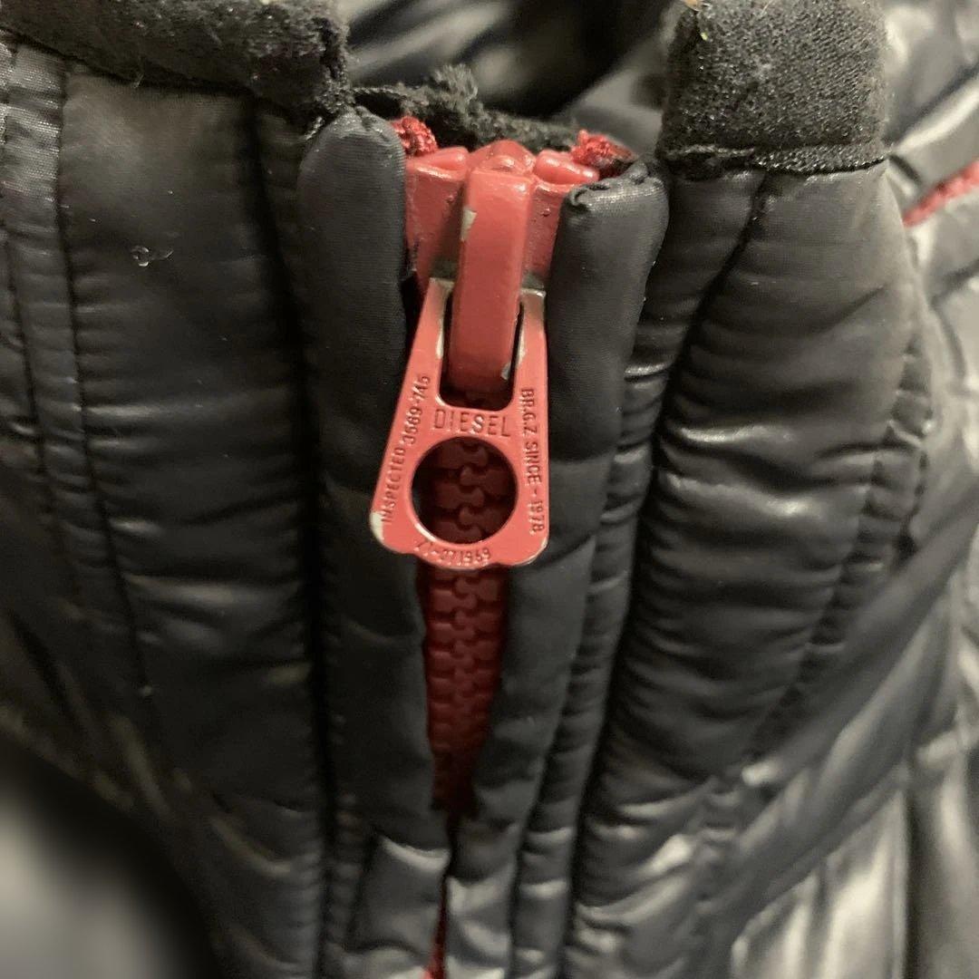 DIESEL ディーゼル ダウンジャケット Lサイズ ダックダウン 黒