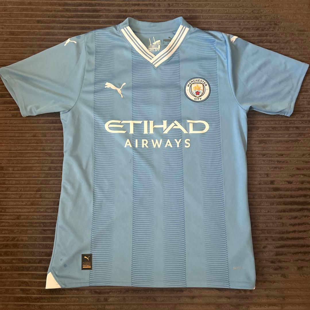 T*様 マンチェスターシティ デブライネ 23-24ユニフォーム 正