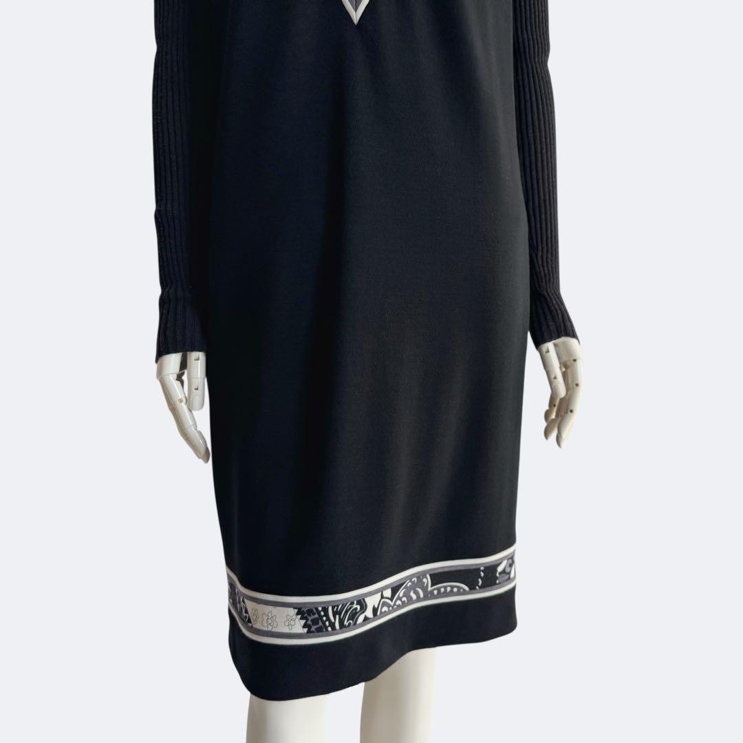 LEONARD レオナール ジャンパースカート ノースリーブ ブラック