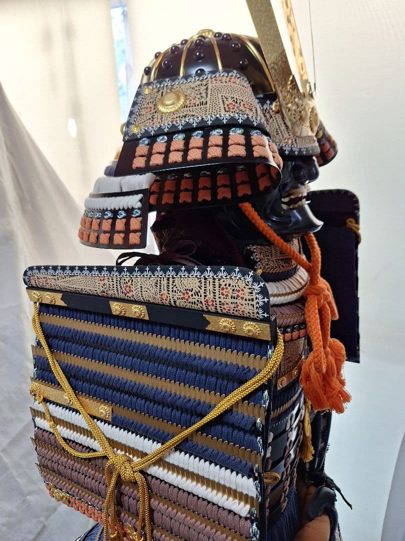 等身大甲冑、鎧兜、着用鎧兜