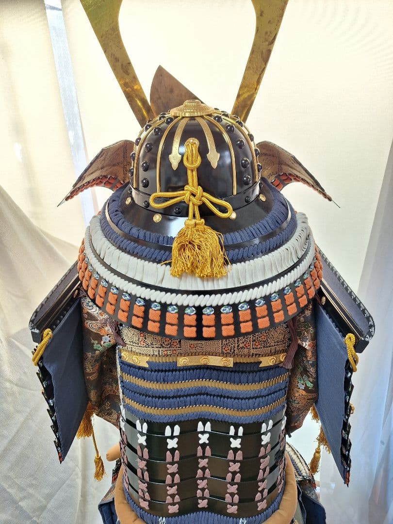 等身大甲冑、鎧兜、着用鎧兜