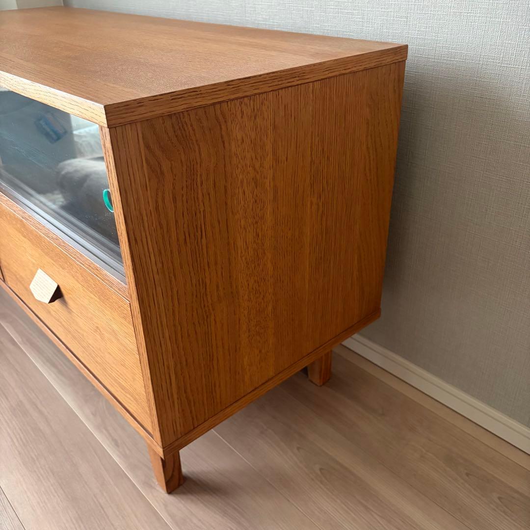 匿名配送*unico ウニコ クルト TVボード キャビネット オーク材