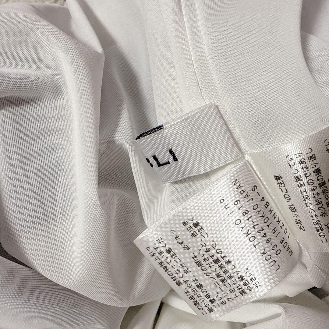 エルフ OBLI ブロックチェック マキシスカート ロングスカート S