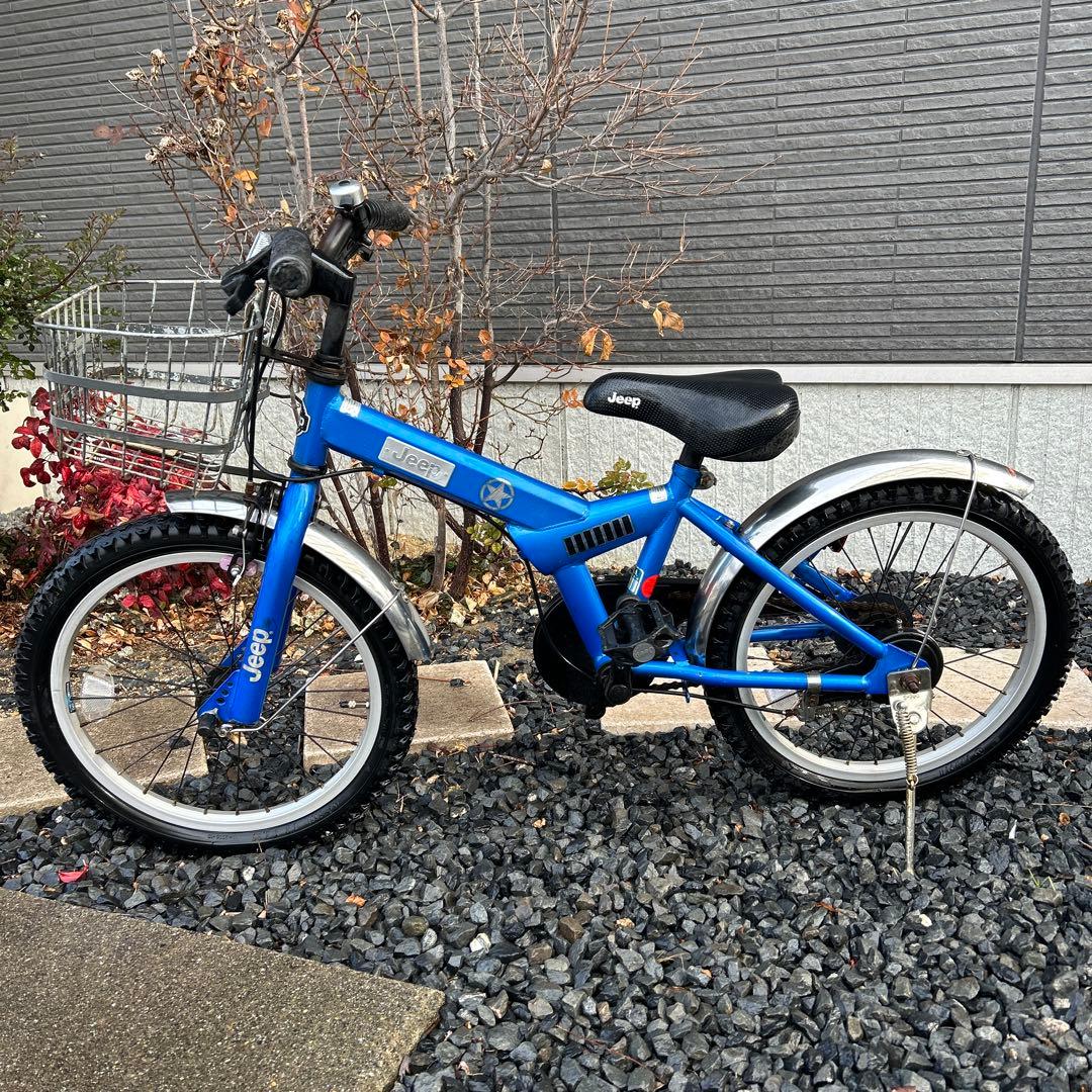 Jeep 子供用自転車 18インチ 知多・半田引取限定 - メルカリ