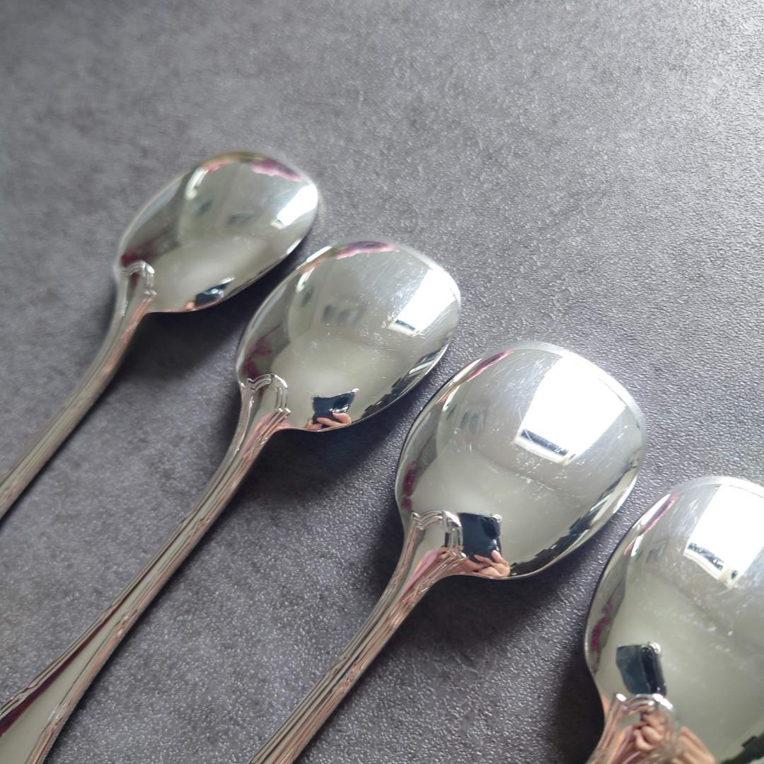 希少 美品 クリストフル リュバン アイスクリームスプーン 5点