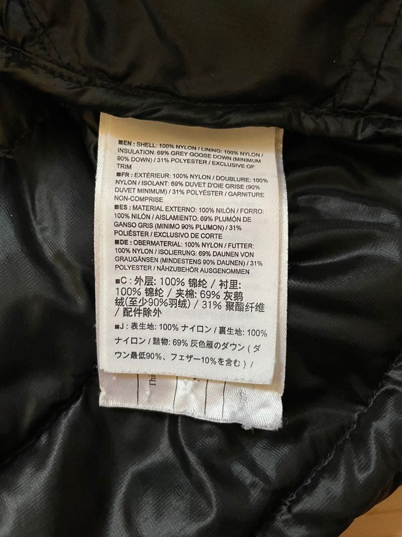アークテリクスダウンジャケット