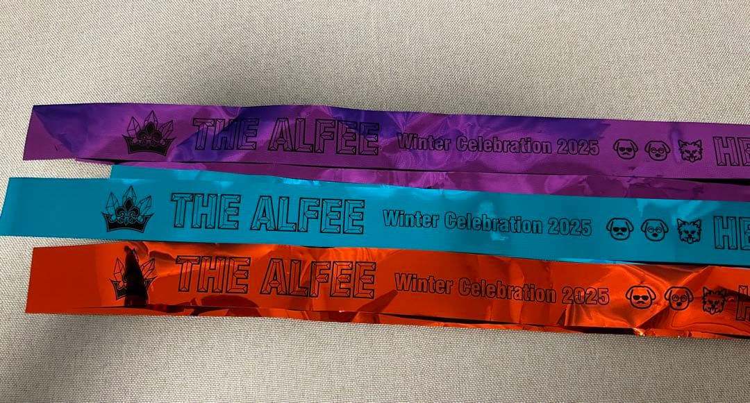 THE ALFEE 武道館 2025 冬 銀テープ - メルカリ