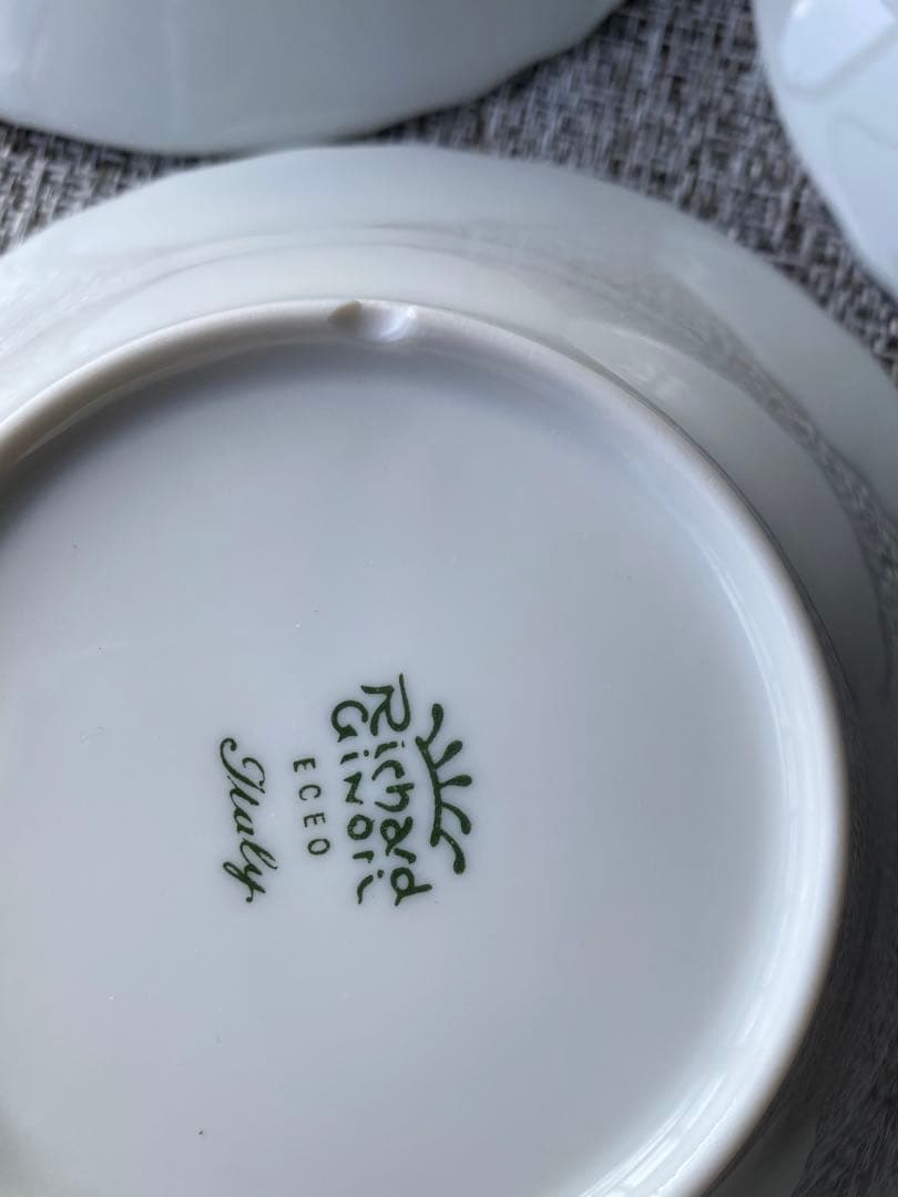 リチャードジノリ ベッキオホワイト フルーツソーサー 5枚セット