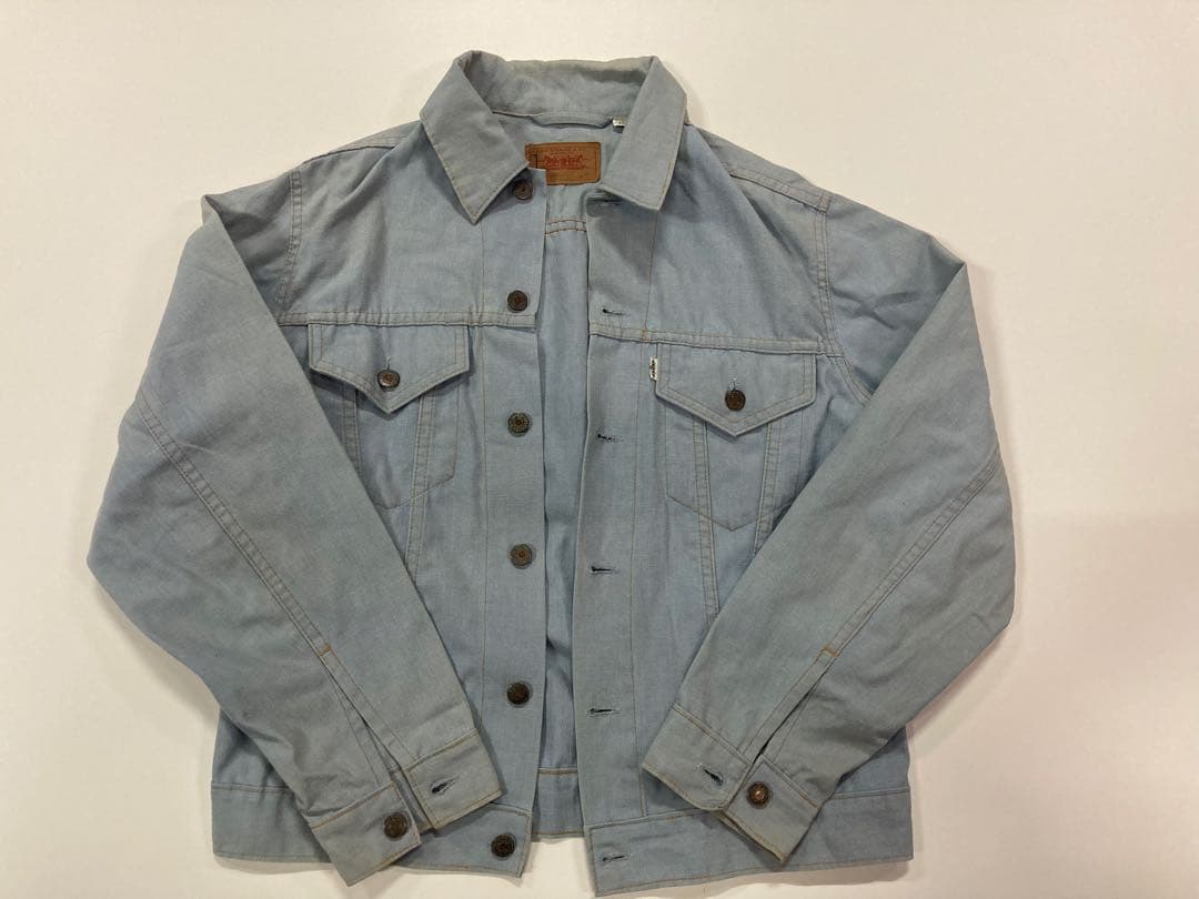 BIG E 良品 70s 水色 リーバイス 70505 ジャケット　ビッグE
