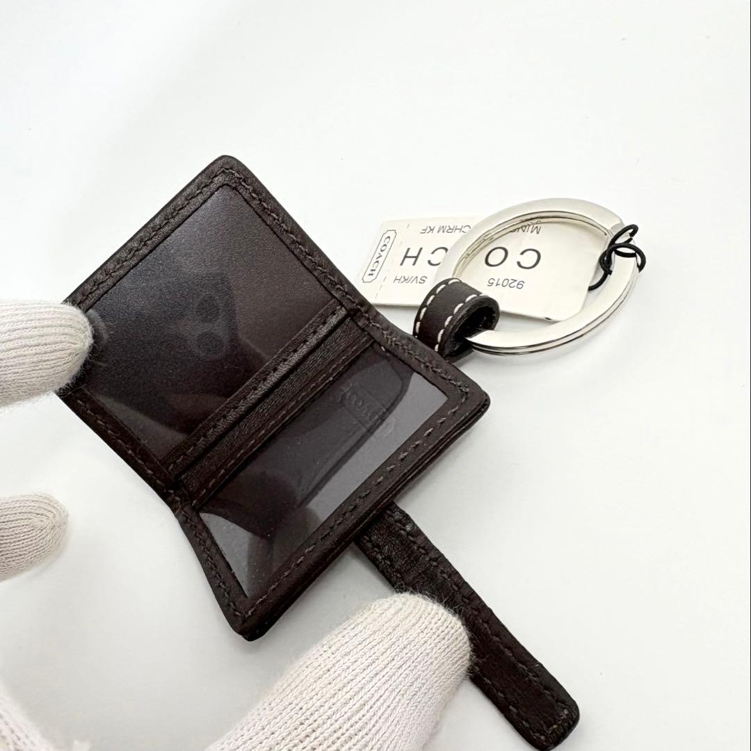 未使用】COACH コーチ ミニ手帳型 フォトキーホルダー チャーム - メルカリ