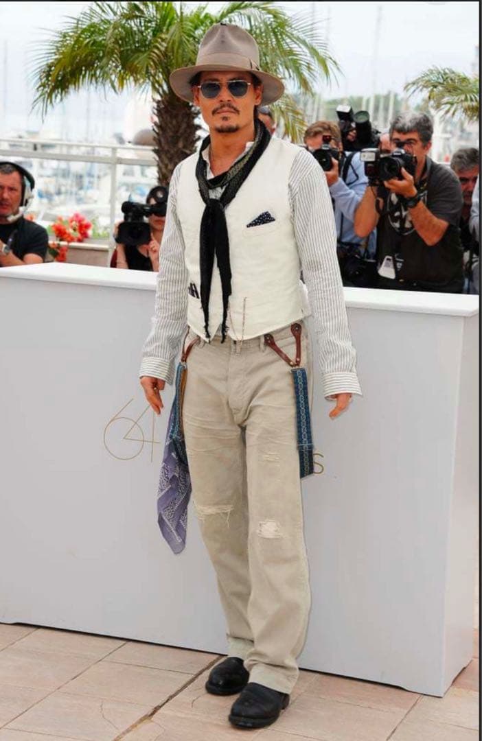 ジョニーデップ着用 リーバイスLVC20s風ヴィンテージ 加工チノ