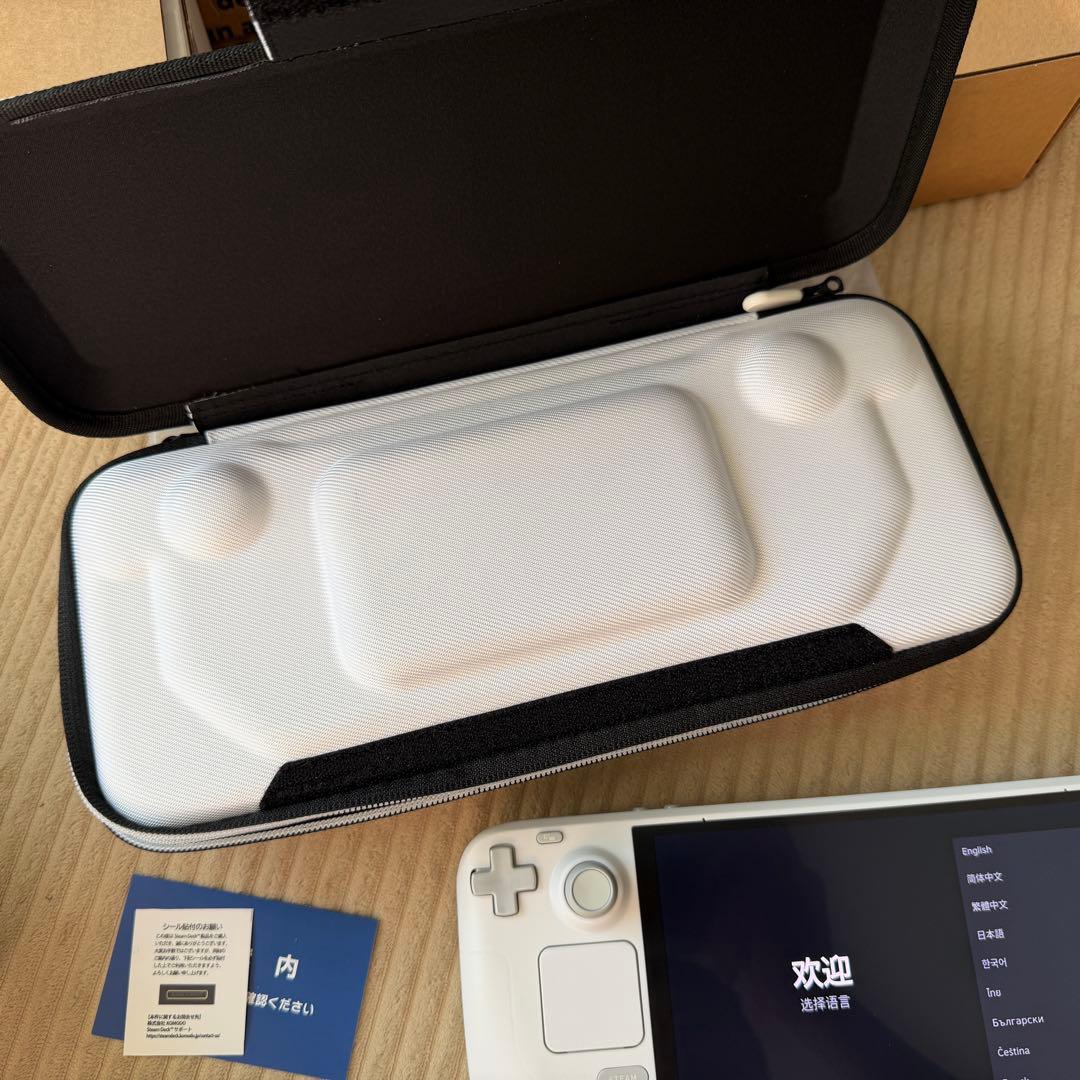 【極美品】Steam Deck OLED1T限定ホワイトバージョン新品同様セット