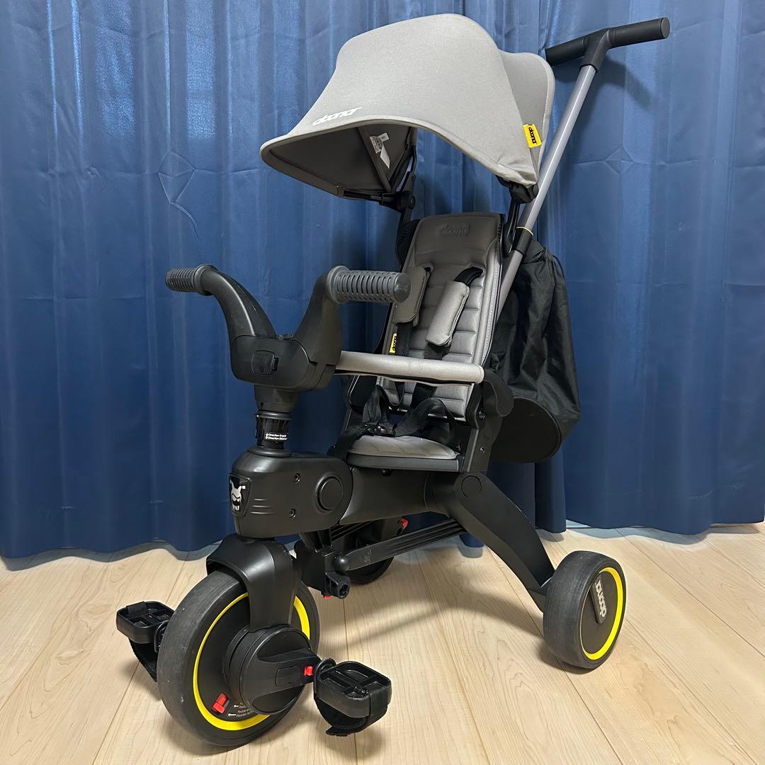 リキトライク(doona)手押し付き・折りたたみ三輪車