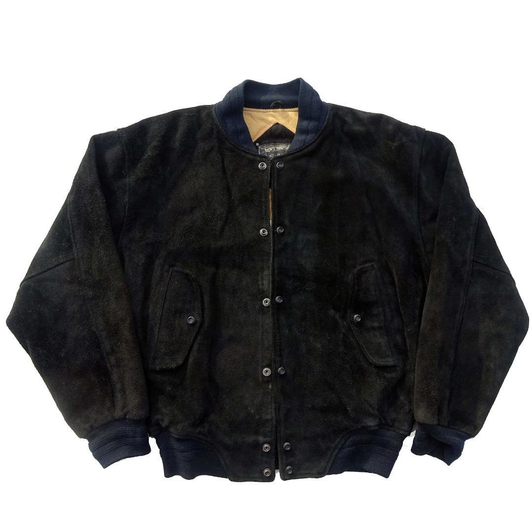 MEN'S TENORASメンズティノラス 牛革オールレザースエードスタジャン黒