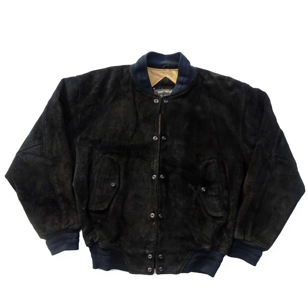 MEN'S TENORASメンズティノラス 牛革オールレザースエードスタジャン黒