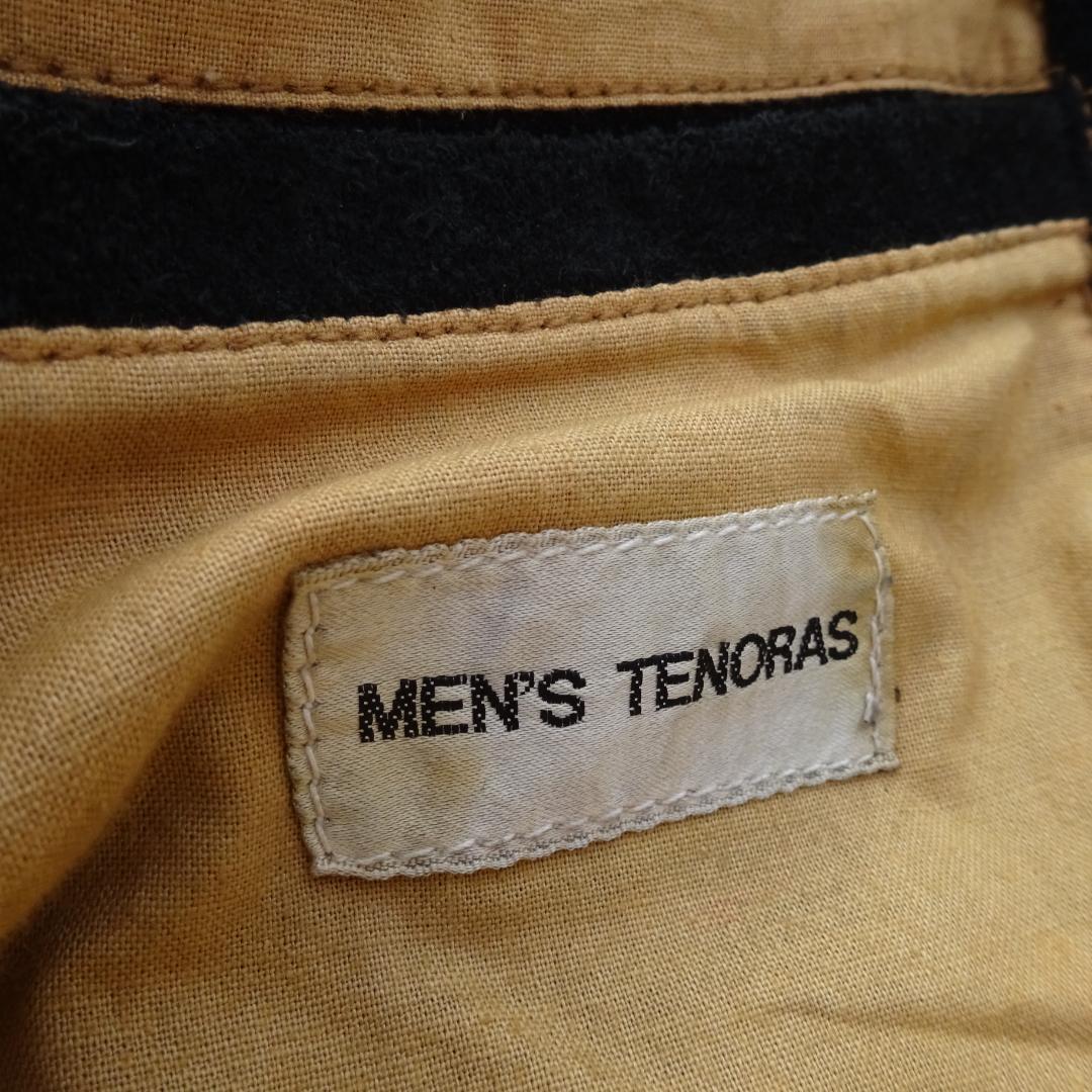 MEN'S TENORASメンズティノラス 牛革オールレザースエードスタジャン黒