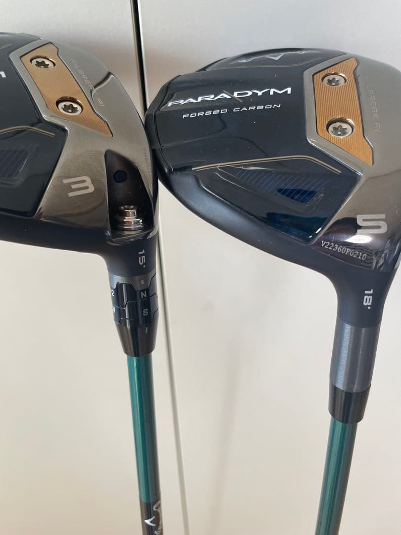 (再値下)CallawayPARADYMFW3&5speeder NXgreen