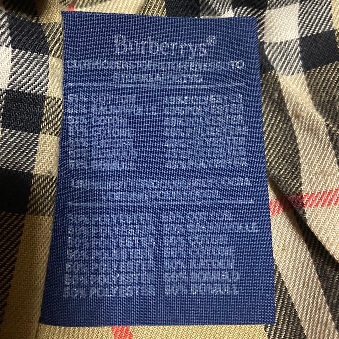 美品✨バーバリー ステンカラーコート ノバチェック ライナー ハニーベージュ L