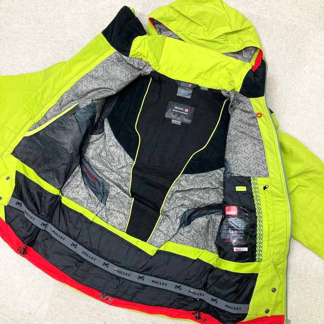 新品　MILLET スキーウェア　グリーン　Mサイズ　ゴアテックス　メンズ
