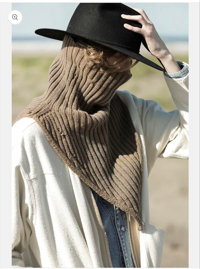 ザレターズ The Letters KNITTED NECK WARMER