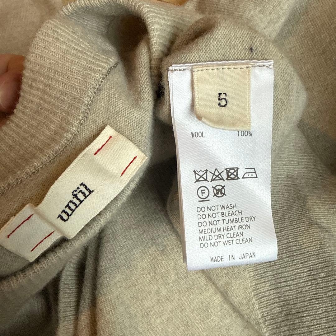 unfil superfine merino sweater メリノセーター