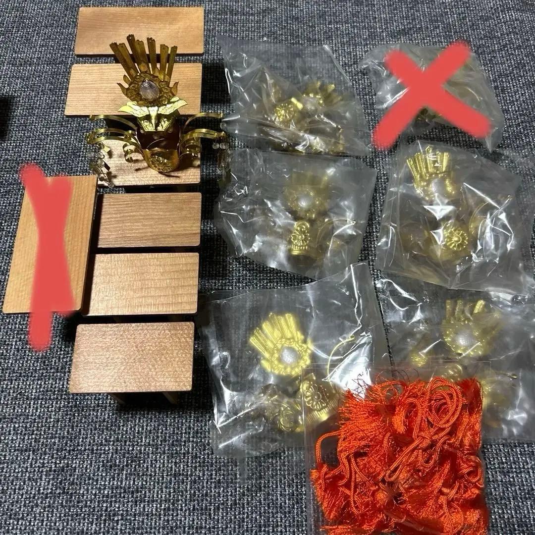 最終値下げ 6個セット 雛人形小道具 天冠飾り お姫様冠 雛人形天冠