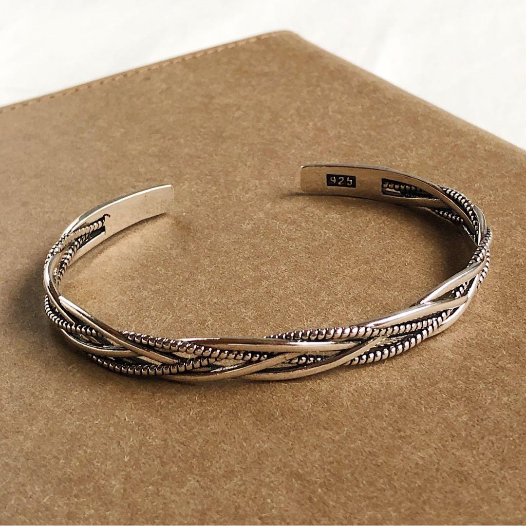 シルバー925 バングル インディアンジュエリー メキシカン