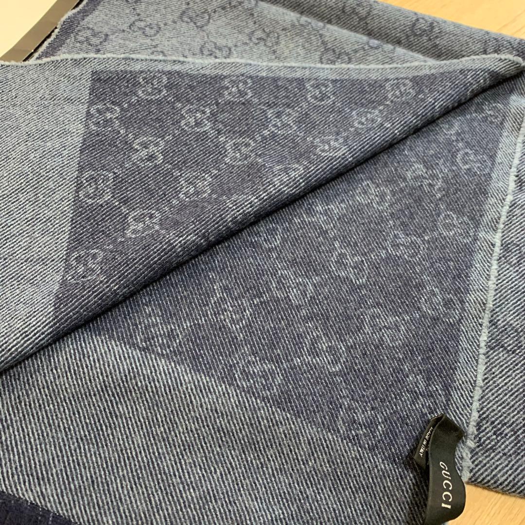 正規GUCCIマフラー✨グッチマフラー　メンズ　グッチ　マフラー　ストール