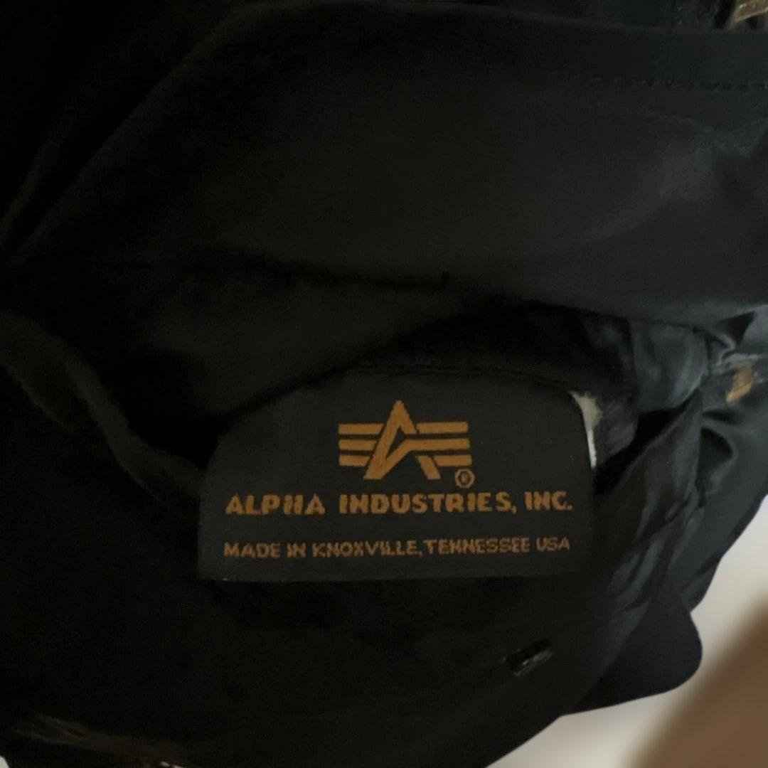 【希少・USA製】ALPHA アルファ MA-1 フライトジャケット XL 黒