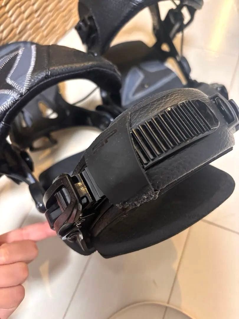 m*7様 バインディング ビンディング SP リアエントリー 黒 スノーボード