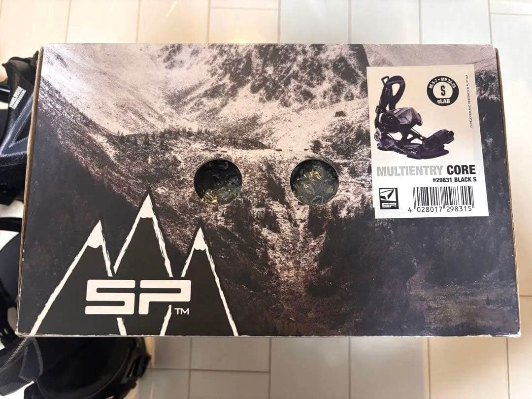 m*7様 バインディング ビンディング SP リアエントリー 黒 スノーボード