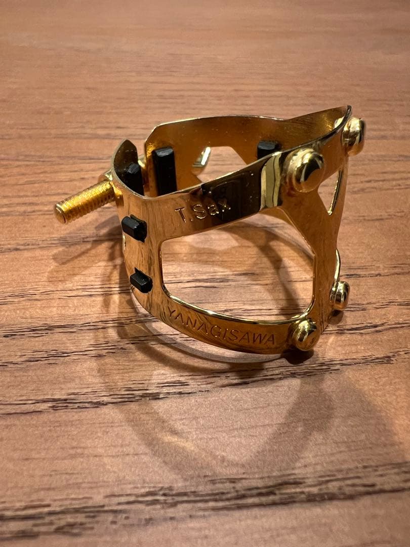 あ*Ｐ様 テナーサックス リガチャー ヤナギサワ Yany SIXS 金メッキ