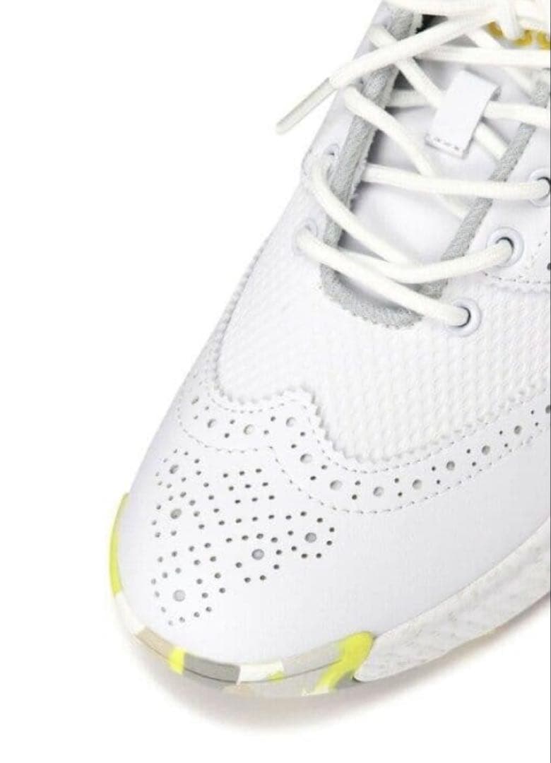 新品 パーリーゲイツ ウィングチップTYPE ゴルフシューズ 26cm 白